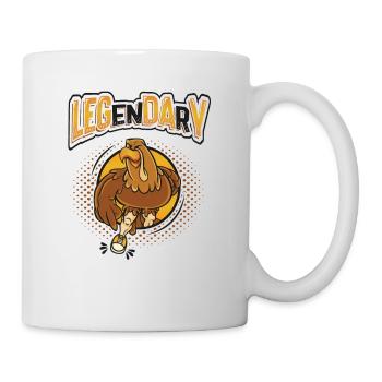Fitnessstudio Bodybuilding Bein Tag - Tasse - Weiß - Rechts