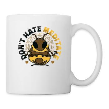 Don't Hate Meditate Kundalini Yoga - Mug - white - Right