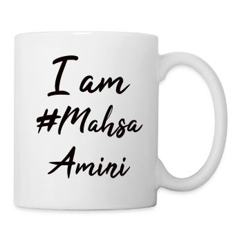 I Am Mahsa Amini - Iran Protest Women's Rights - Mug - white - Right