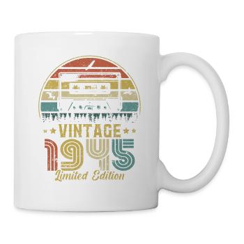 Vintage-Kassette 1945 - Tasse - Weiß - Rechts