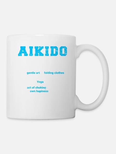 Funny Aikido Men Kids Aikido Definition Aikido Stu - Tasse - Weiß