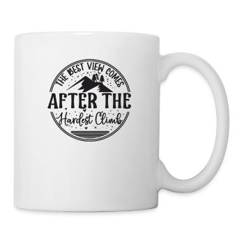 View Climbing Mountains Alps - Mug - white - Right