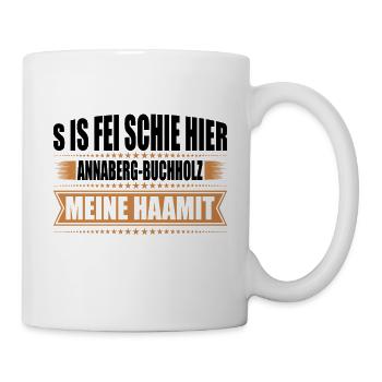 Erzgebirge Heimat Annaberg - Tasse - Weiß - Rechts
