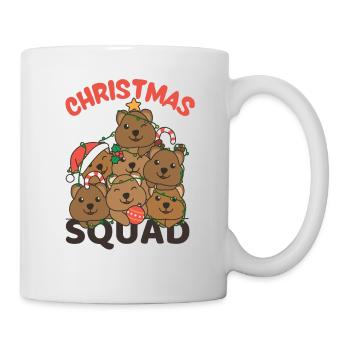 Quokka Weihnachtsbaum Christmas Squad Quokkas - Tasse - Weiß - Rechts