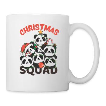 Panda Arbre de Noël Escouade de Noël Pandas - Mug blanc - blanc - Droite