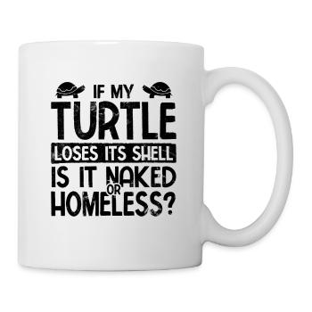 Schildkröten - Tasse - Weiß - Rechts