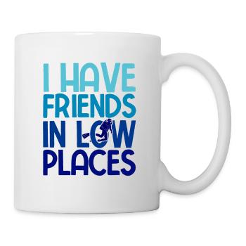 Apnoetaucher Freitaucher Taucher - Tasse - Weiß - Rechts