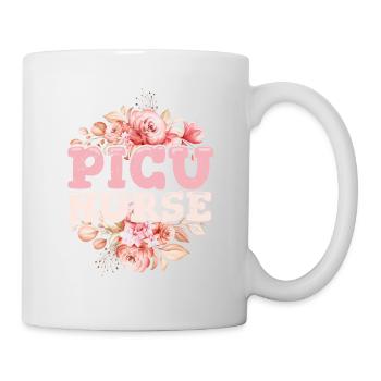 Groovy PICU Nurse Pediatric Intensive Care Unit Pe - Mug - white - Right
