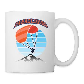 Parapente en montagne Parapente - Mug blanc - blanc - Droite