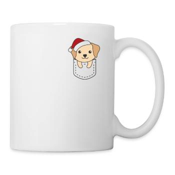 Joyeux Noël Sweet Labrador Breast Bag - Mug blanc - blanc - Droite