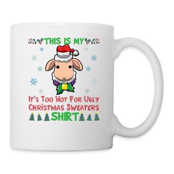 This Is My It's Too Hot For Ugly Christmas Sweater - Mug - white - Right