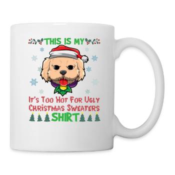 This Is My It's Too Hot For Ugly Christmas Sweater - Mug - white - Right
