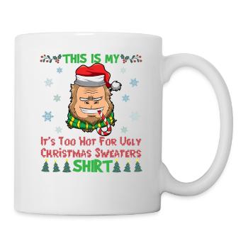 This Is My It's Too Hot For Ugly Christmas Sweater - Mug - white - Right