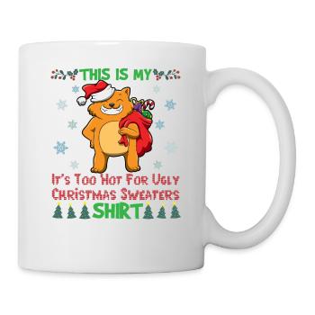This Is My It's Too Hot For Ugly Christmas Sweater - Mug - white - Right