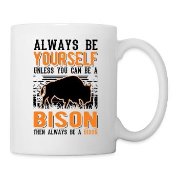 Soyez toujours vous-même Bison Buffle Büffel - Mug blanc - blanc - Droite