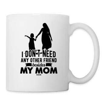 Mutter Tochter Kind Familie Muttertag - Tasse - Weiß - Rechts