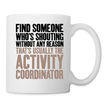 Usually activity coordinator - Mug - white - Right