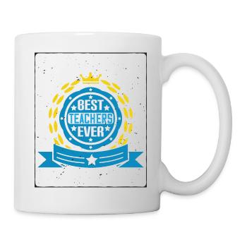 Best Teachers Ever T-Shirt - Mug - white - Right