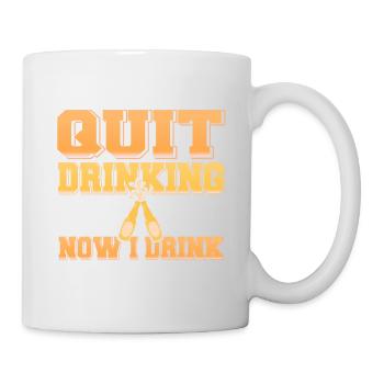 Finally Quit Drinking For Good I Drink For Evil - Mug - white - Right