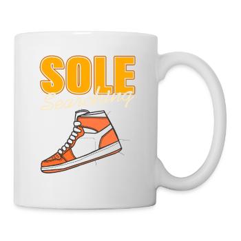 Sole Searching Retro Sneaker Head Designs - Mug - white - Right