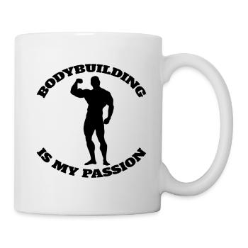 Fitness Athlète Muscle Bodybuilder Entraînement en force - Mug blanc - blanc - Droite