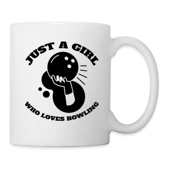 Bowling Girls Kegel Bowling ball Bowling bowling - Mug - white - Right