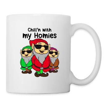 Noël Gnome, Gnome, Elfe de Noël - Mug blanc - blanc - Droite