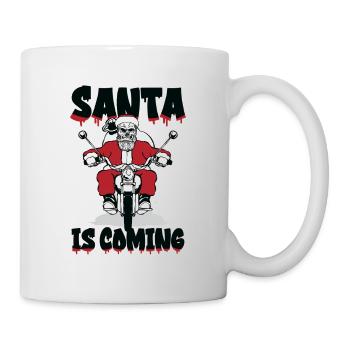 Père Noël effrayant Noël Vacances Halloween - Mug blanc - blanc - Droite