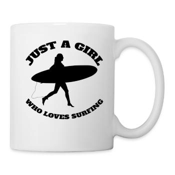 Surfer Surfing Surfboard Surf instructor surfing - Mug - white - Right
