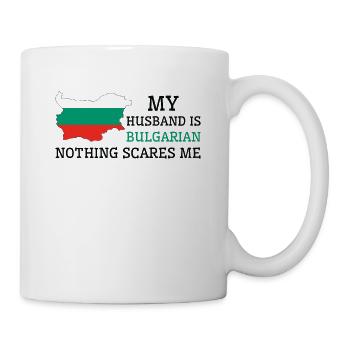 Nothing Scares Me Bulgarian Husband Bulgaria - Mug - white - Right