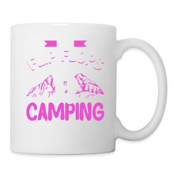 Camping Gift Drôle de dicton pour les campeurs - Mug blanc - blanc - Droite