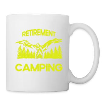 Camping Geschenk Lustiger Spruch für Camper - Tasse - Weiß - Rechts