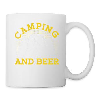 Camping Gift Drôle de dicton pour les campeurs - Mug blanc - blanc - Droite
