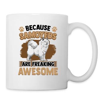 Samojede sind fantastisch Samojedenspitz - Tasse - Weiß - Rechts
