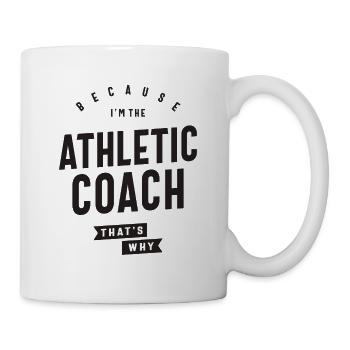 Athletic Coach Berufsbezeichnung Beruf - Tasse - Weiß - Rechts