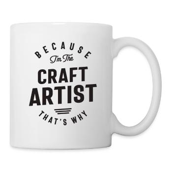 Craft Artist Job Title Profession - Mug - white - Right