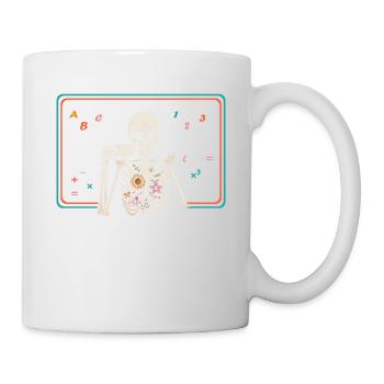 J’attends juste que ce soit tranquille Halloween - Mug blanc - blanc - Droite