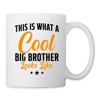 Grand Frère Cadeau Humour - Mug blanc - blanc - Droite
