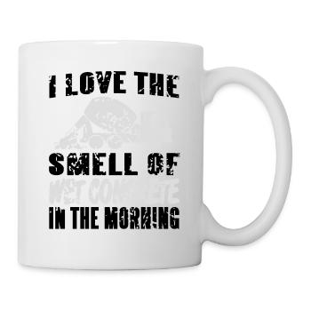 Concrete construction design for construction workers and construction site - Mug - white - Right