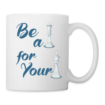 Be A Queen For Your King - Chess Couple - Mug - white - Right