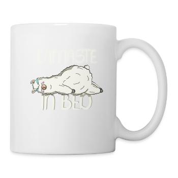Sleepy Lamaste in Bed Sluggish Design - Tasse - Weiß - Rechts