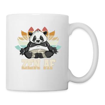 Liberating Zen AF Panda Yoga Explorative Graphic - Tasse - Weiß - Rechts