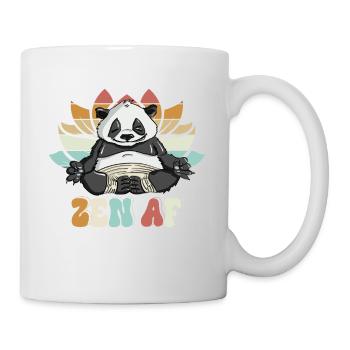 Peaceful Zen AF Panda Yoga Explorative Graphic - Tasse - Weiß - Rechts
