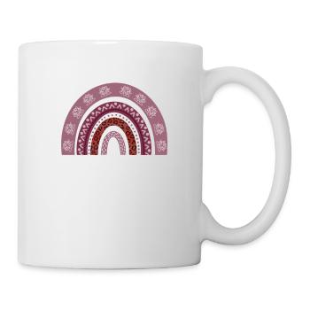 Cute Namaste Rainbow for your next Yoga Class - Tasse - Weiß - Rechts