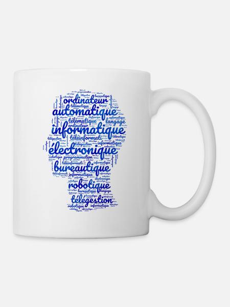 Computer synonym - Mug blanc - blanc
