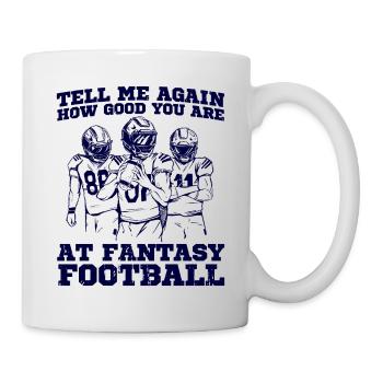 Fantasy Football Champion Fantasy Football Draft Da - Mug - white - Right