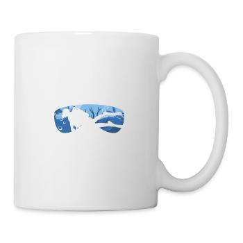 Plus J'Approche Le Fond Plus Je M'Éloigne Des Cons - Mug blanc - blanc - Droite