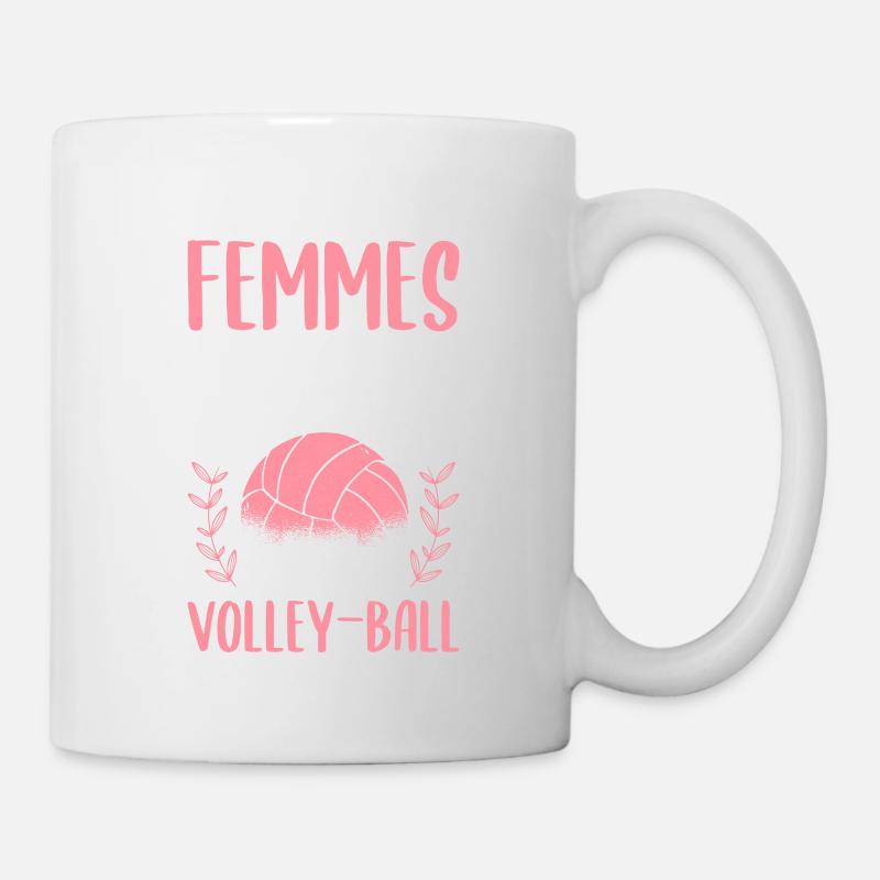 Mais Seules Les Meilleures Font Du Volley-Ball - Mug blanc - blanc