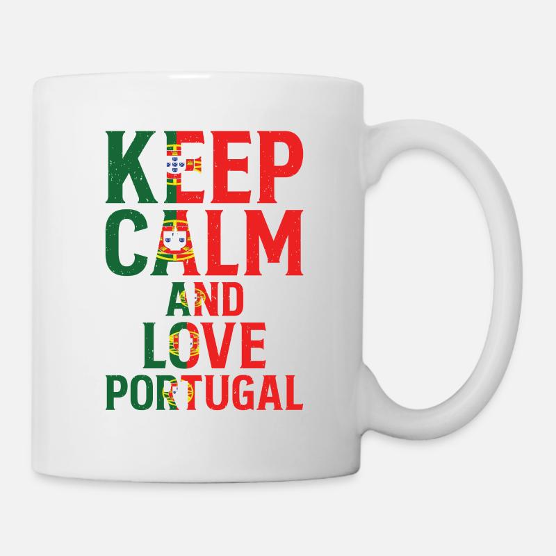 Keep Calm and Love Portugal - Mug blanc - blanc