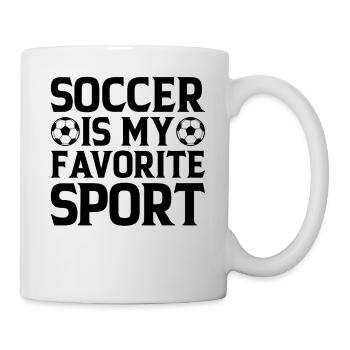 Jeu de football Joueur de football Le football est mon sp préféré - Mug blanc - blanc - Droite